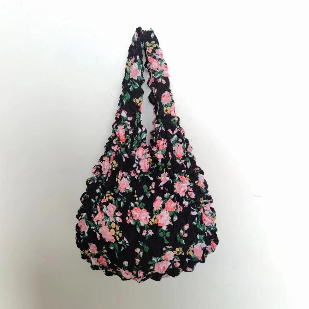 Reusable Bubble Foldable Stretch Bag Large Capacity Magic Stretch Puff Bag Travel