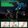 Unisex USB LED Armband High Quality Rechargeable High Visibility Leg Warning Wristband LED Light Belt for Night Walking Cycling