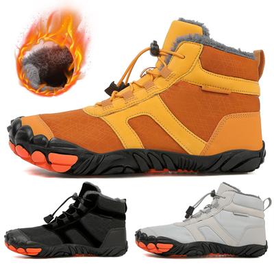 New Men's Winter Boots Outdoor Barefoot Boots Women's Ankle Boots Luxury Warm Snow Shoes Waterproof Non-Slip Sneakers