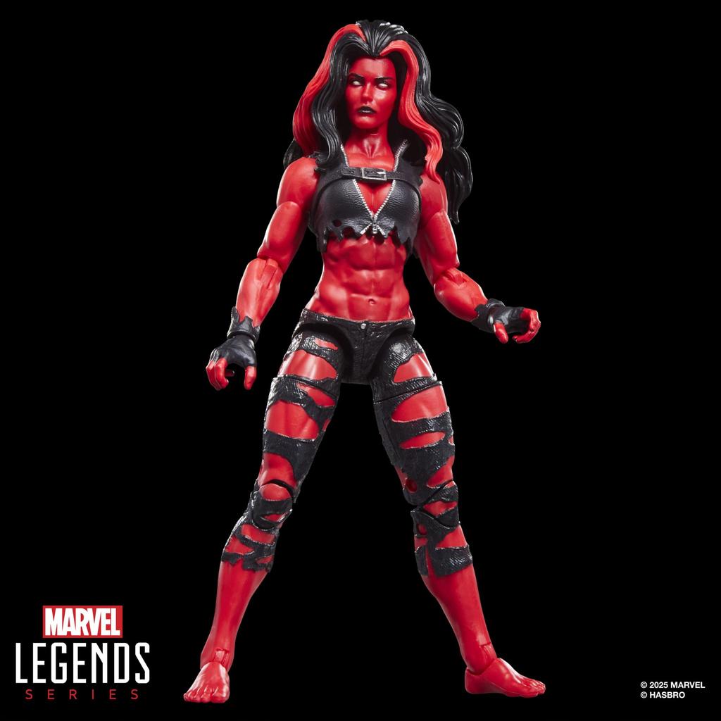 Hasbro Marvel Legends Series Hulk Red Comics Collectible Action Figure G2082 Authentic She-Hulk 6-Inch