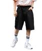 WEGO Unisex Denim Baggy Denim Half Summer Size Black Shorts, Shorts, Trousers, Pants, Shorts, Bottoms, Clothing, Clothes, Streetwear, Gift, Present,