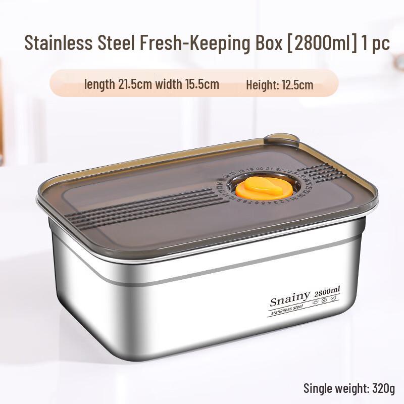 

Ruhan 316 Stainless Steel Food Storage Container with Lid