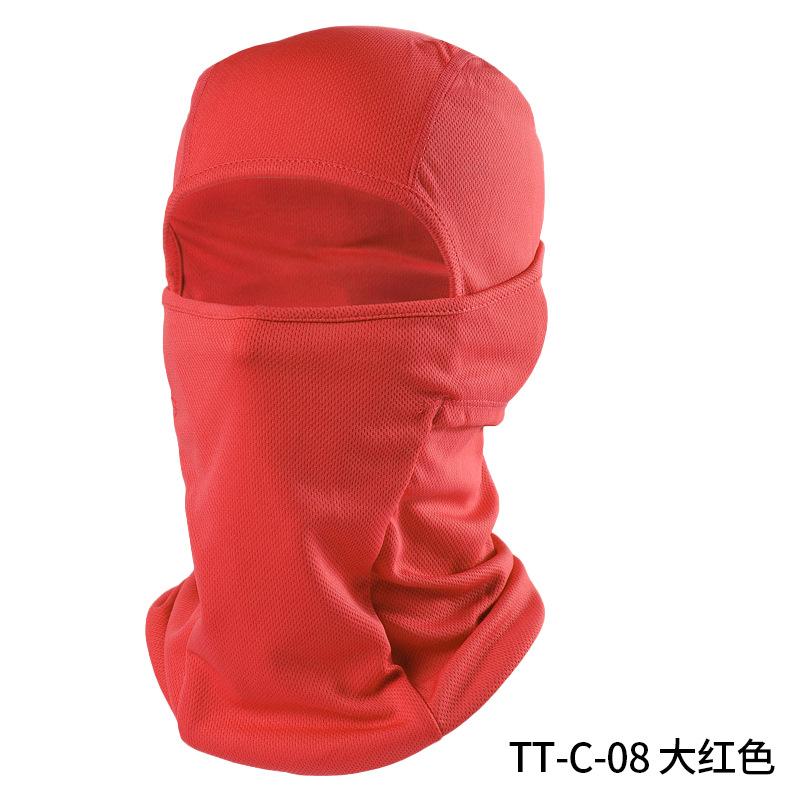 Summer riding headgear moisture wicking motorcycle sunscreen mask breathable quick drying face protection lining