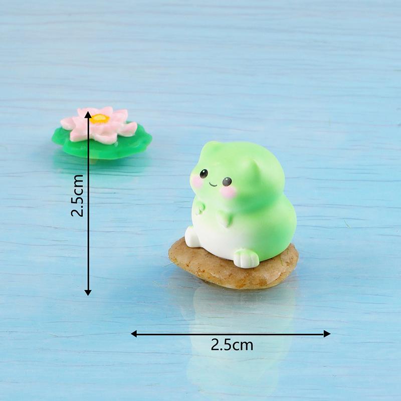 

Мультяшная милая светящаяся лягушка кукла украшения креативные светящиеся фигурки лягушек миниатюрные украшения настольные маленькие украшения подарки