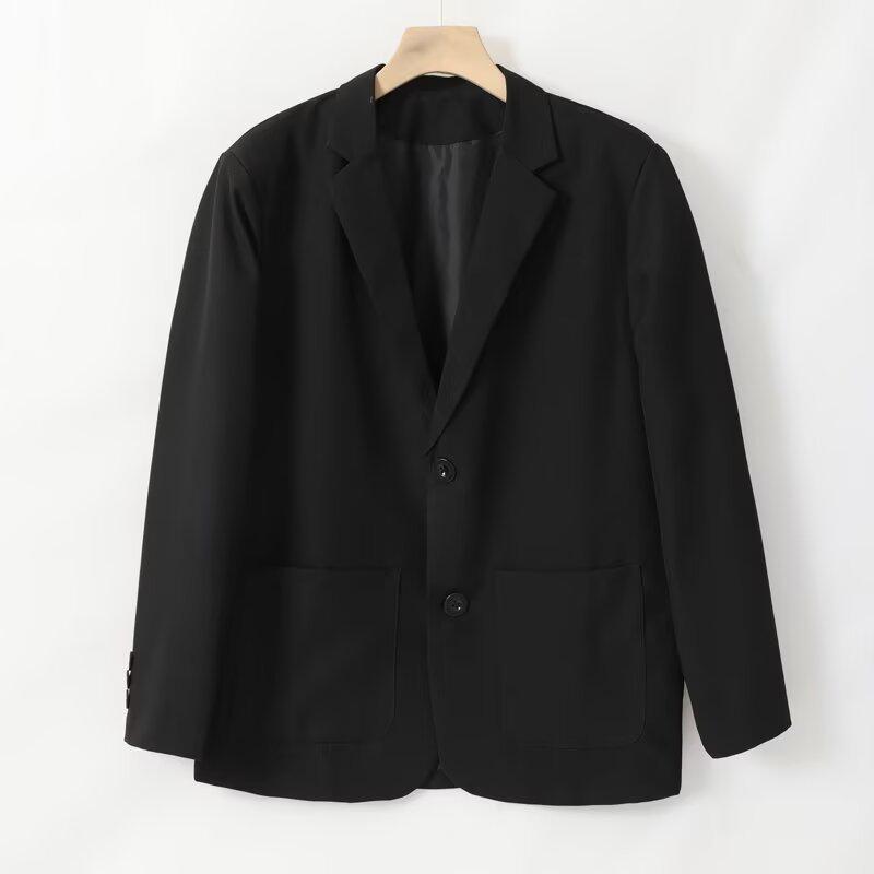 Pánské 2024 Neformální Business Sako: Jednobarevný, Volný střih, Jarní/Podzimní móda