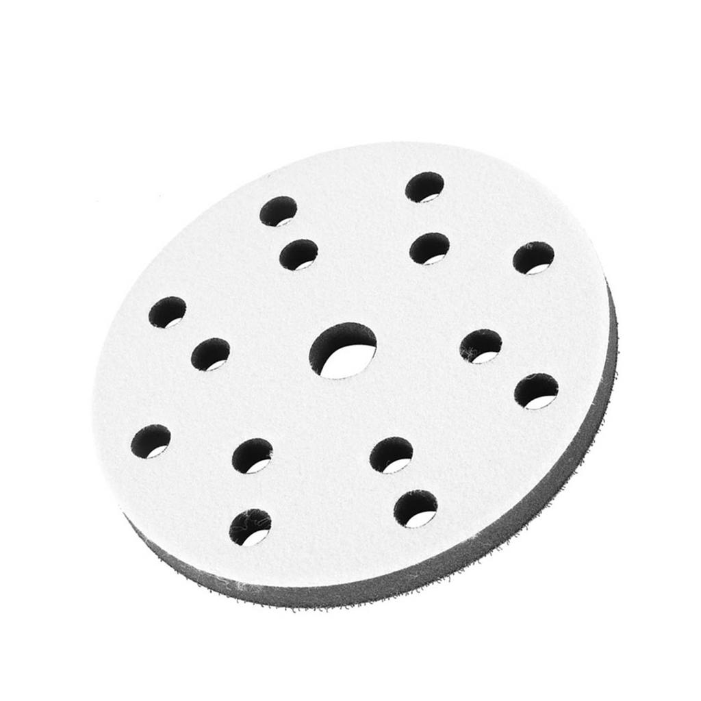 150mm Diameter Soft Buffer Sponge Interface Cushion Pad for Sanding Pads (17 Holes)