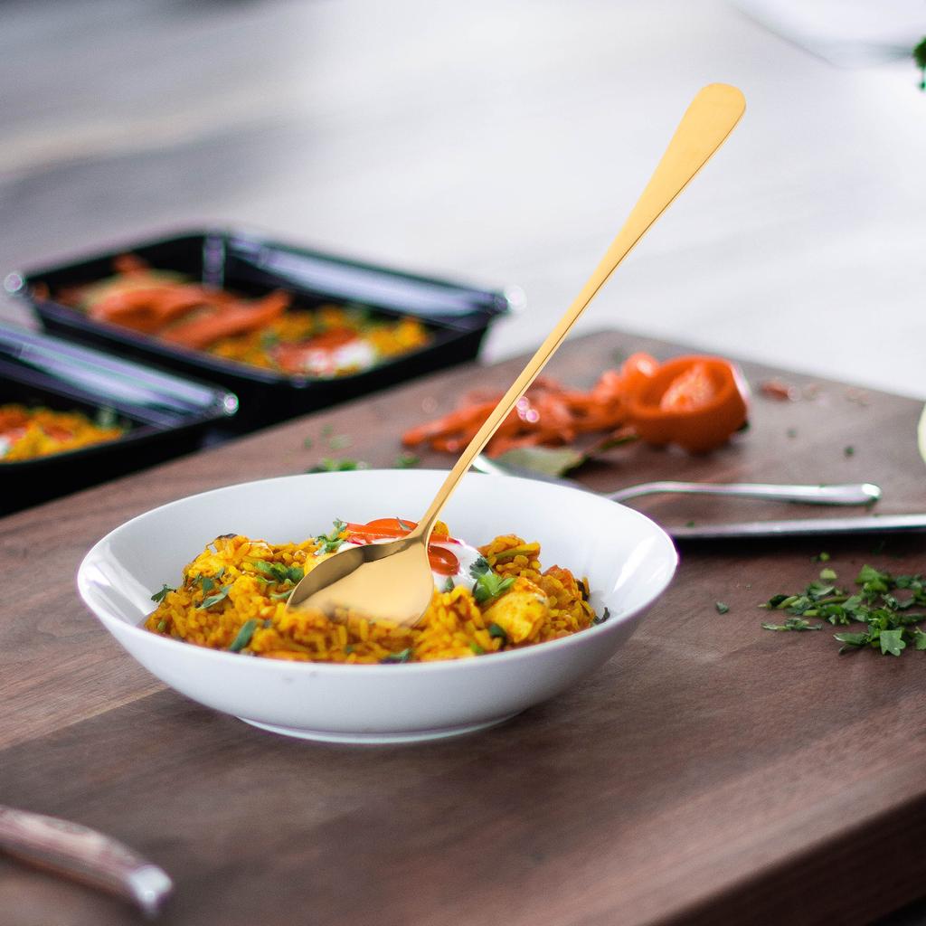 6 Buc. Linguri Lingurițe de Cafea Inox Desert Gospodărie Oțel Cupă Halloween Ceai Auriu pentru Consumabile