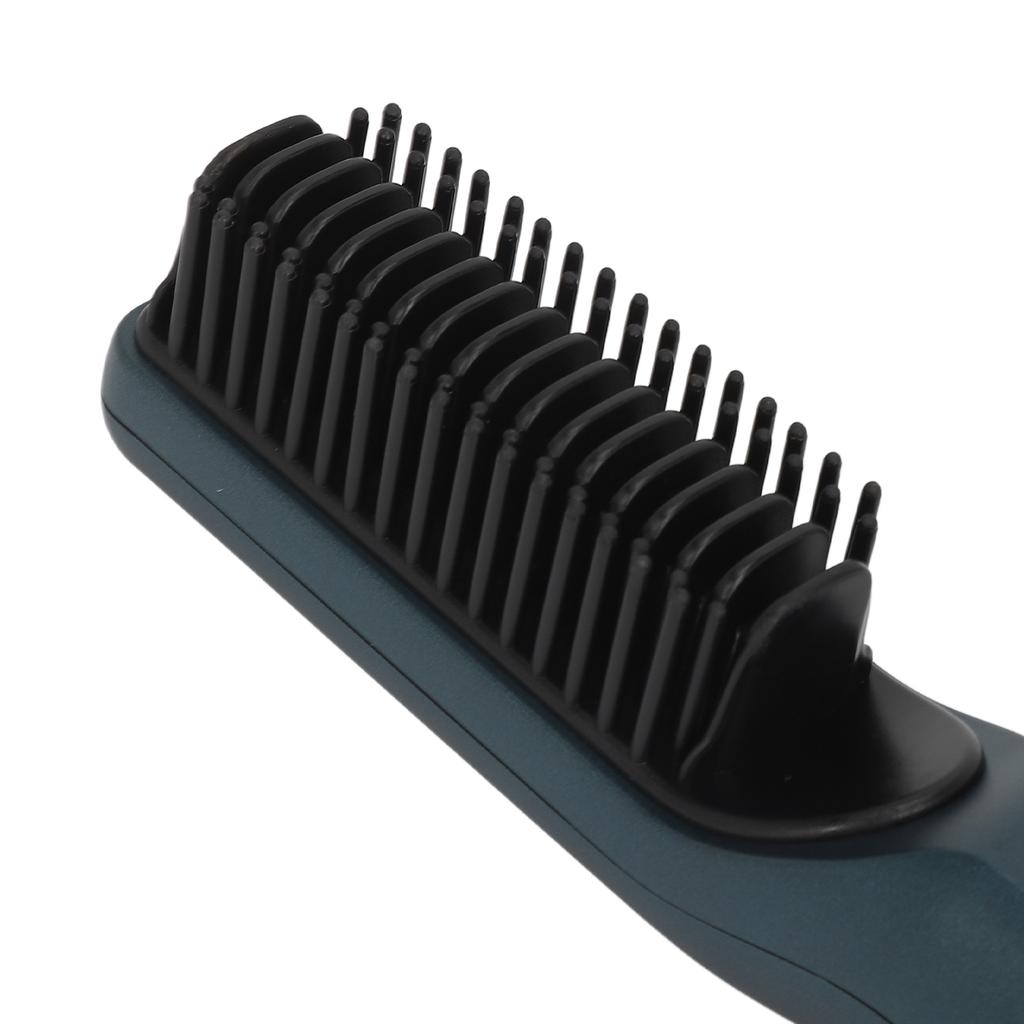 Cordless Hair Straightener Brush 3 Temperature Levels Quick Heating Prevents Scald USB Portable Hair Straightening Comb