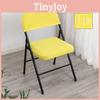 Folding Split Chair Type Two Piece Cover With Solid Color Design For Party Home