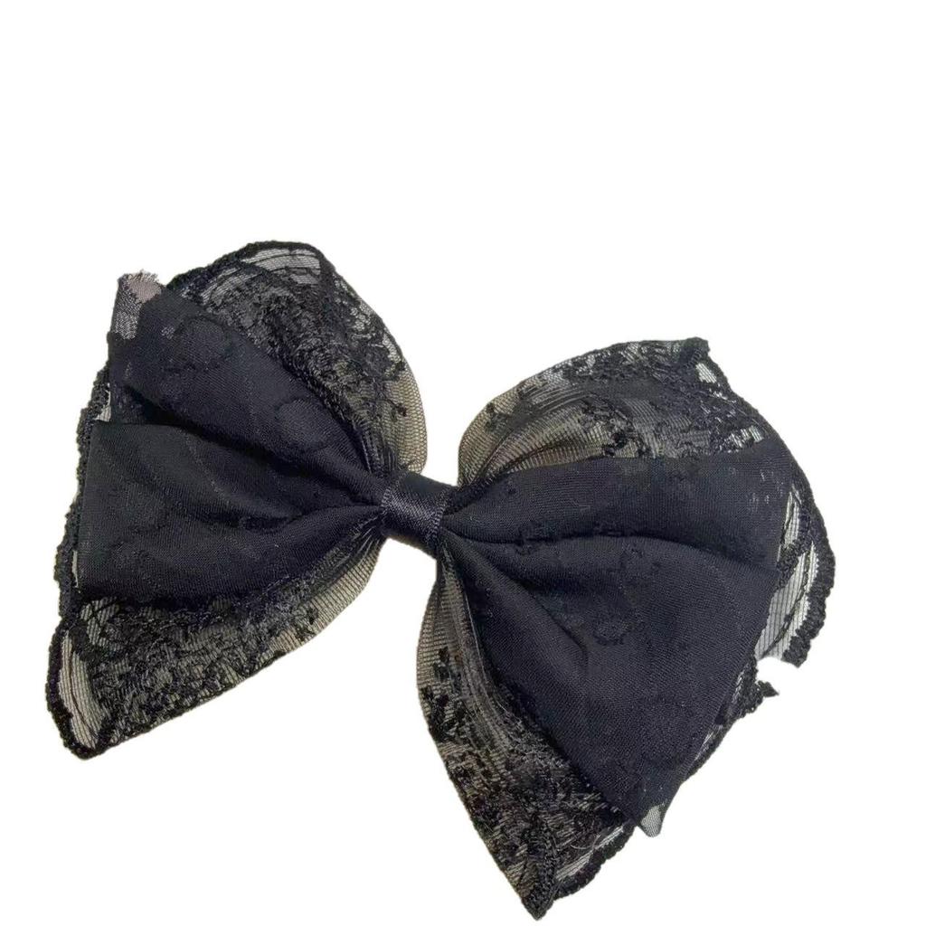 Dopamine Spring Lace Bow Hair Clip - Fairy Forest Style