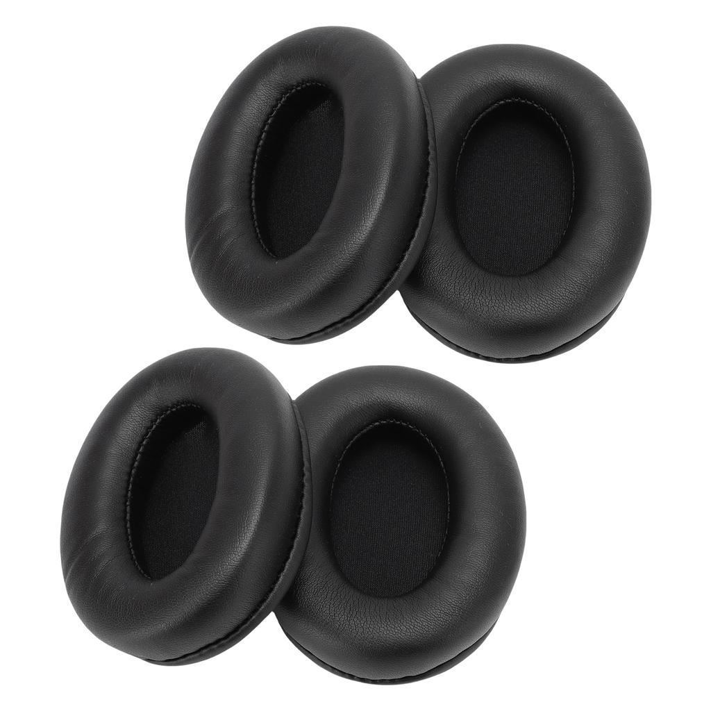 2 Pairs Earpads Replacement for Razer Opus X Wireless Headphone Headset Ear Cushions Covers Protein PU Leather Noise