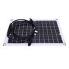 Solar Panel Charger Kit 15W18V Rain Proof Multifunctional Car Solar Panel Battery Charger with Controller Kit for Camping Greenhouse