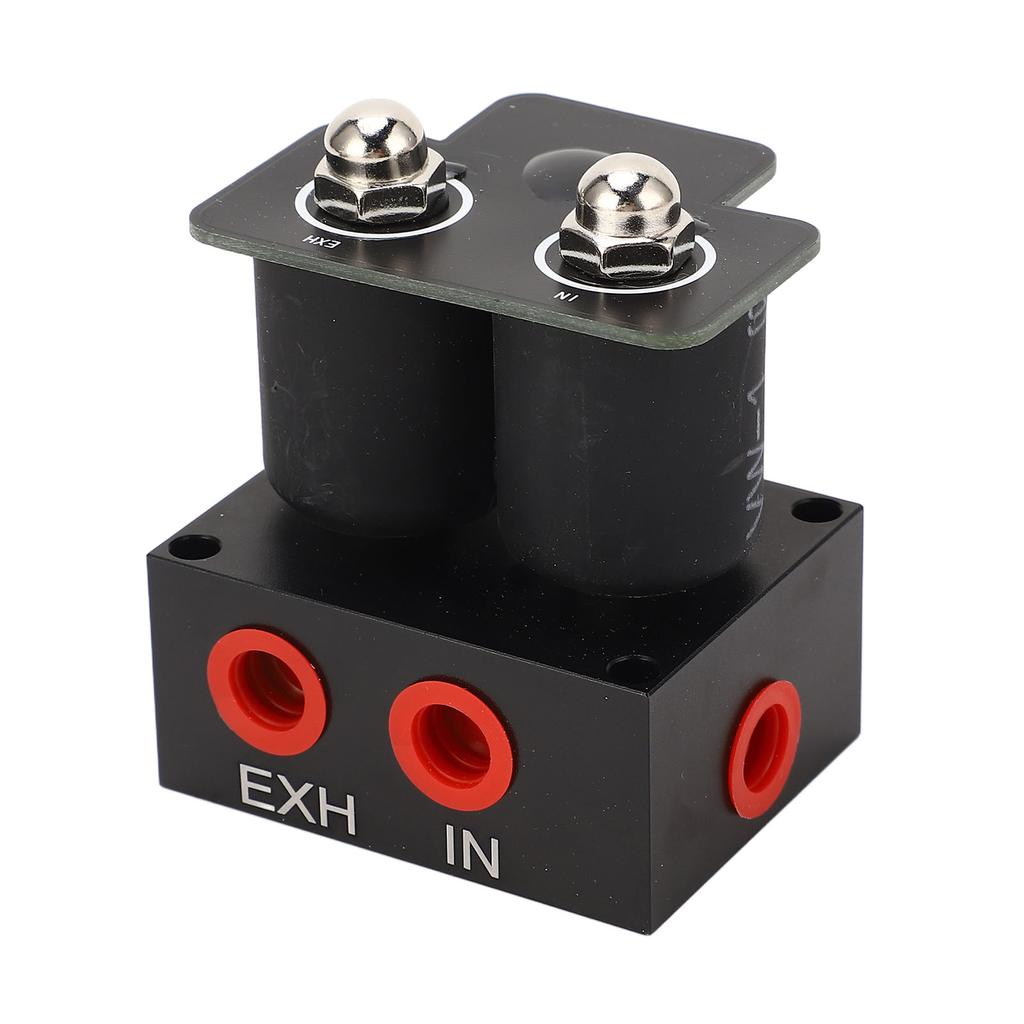 1 4NPT 12V Air Ride Suspension Manifold Solenoid Valve 0 To 200Psi Universal for Cars Motorcycles
