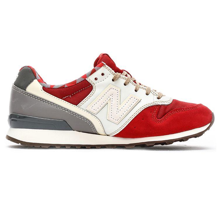 New Balance NB 996 Retro Sports Fabric Leather Synthetic Leather Cushioning Non-Slip Wear-Resistant Low-Top Marathon Running Shoes WR996GL