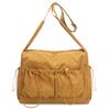 Women's Drawstring Shoulder Bag Sports Crossbody Bag Lightweight Storage Bag