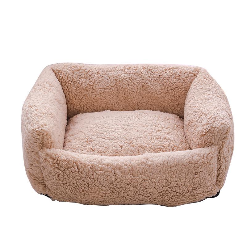 New Winter Fully Removable and Washable Cat Nest Plus Velvet and Thickened Warm Dog Nest Lambswool Stepping Sofa Nest Cushion