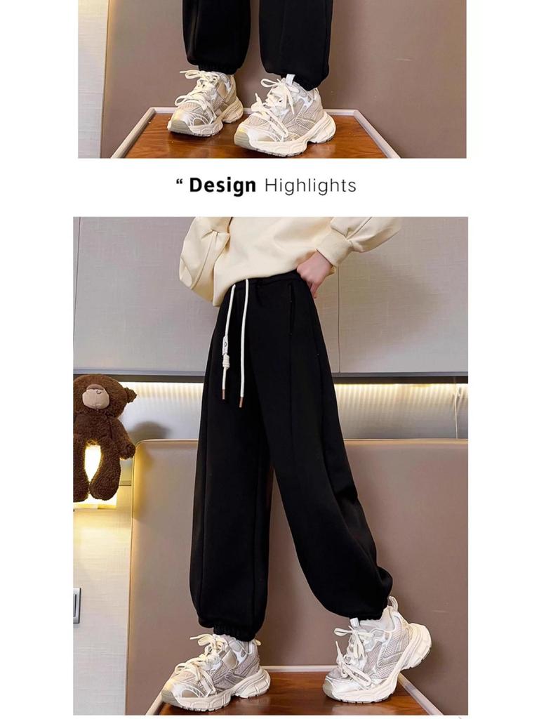 Mädchen Herbst 2025 Lässige Sweatpants - Trendige Herbst-Sporthosen für Kinder