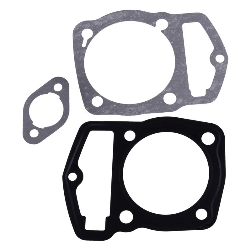13011-KT0-305 1 set Seturi de garnituri pentru segmente de piston, metal argintiu, 65,5 mm x 43 mm, potrivite pentru Honda XL200R XR200R XR200 1983
