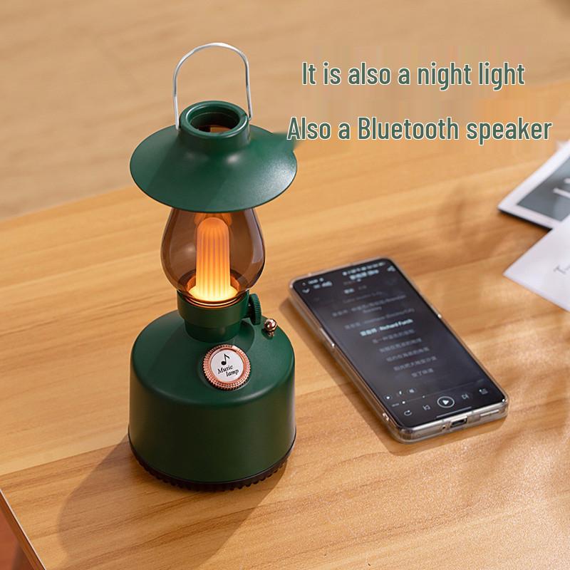 USB Time Lamp & Humidifier: LED Seven-Color Night Light, Creative Handheld Atmosphere Light for Outdoors