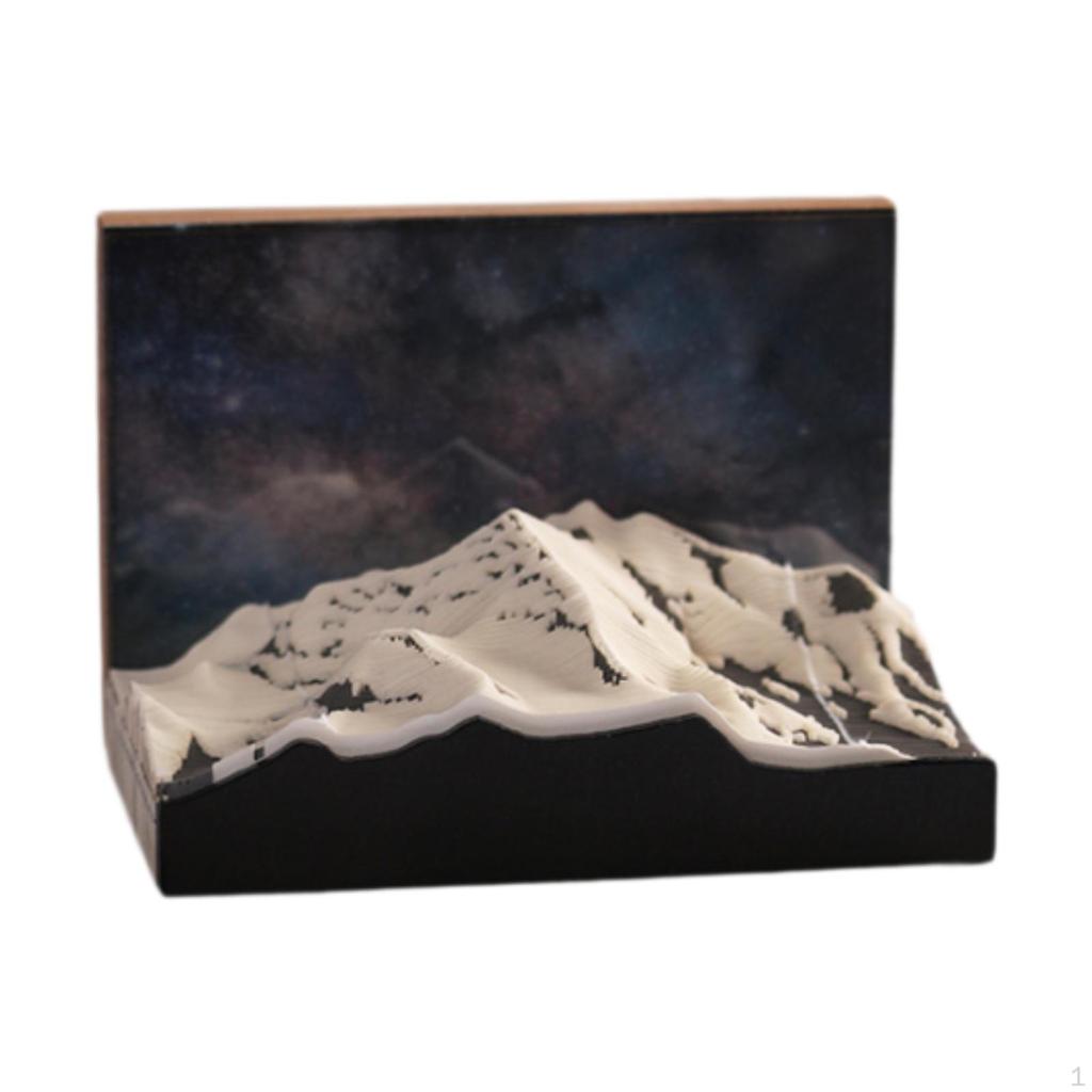 3D Paper Carving Memo Pad Calendar DIY Birthday Gift Notepad Time