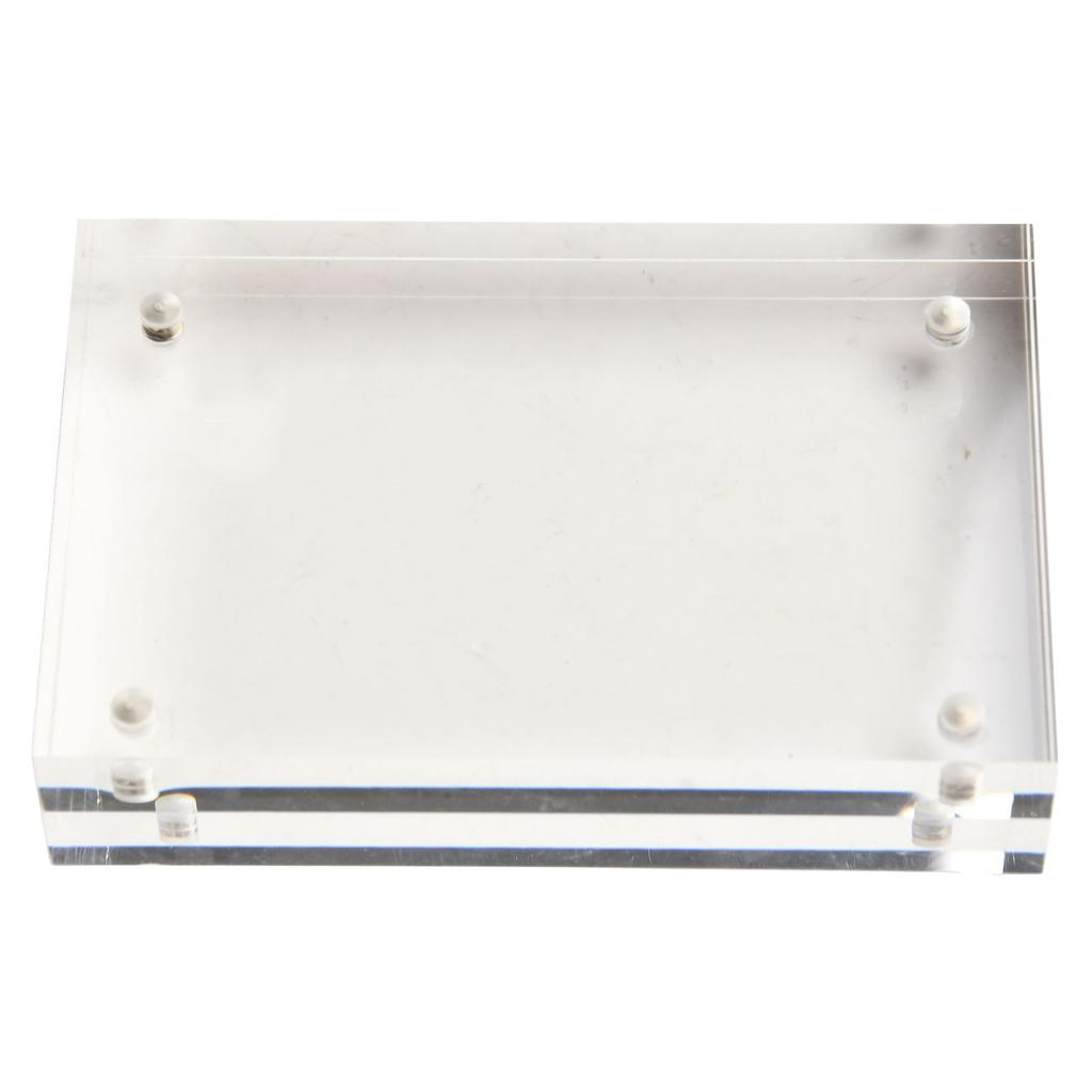 Acrylic Photo Frame Decor Display Stand Double-sided Home Replacement Spare Thick Transparent Ornament Picture