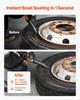 Air Tire Bead Seater, 5 Gal / 18.9 L, Heavy Duty Tire Bead Blaster Tool, 87-116 PSI Operating Pressure, Air Trigger Seating Inflator for Pickup,
