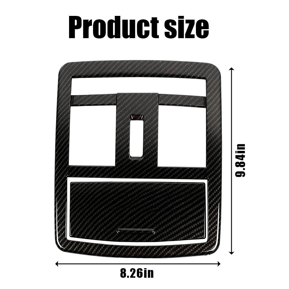 Car Roof Reading Light Lamp Cover Trim Carbon Fiber Decoration Protector Sticker for Dodge Challenger 2010-2025 Car Accessories