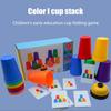 Kinder Stapelbecher Quick Stacks Becher Sport Geschwindigkeitstrainingsspiel Klassische Interaktive Herausforderung