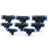 Haisidick Plastic Reducing T-Connector for Air Hoses CN Plug (adapter Included)