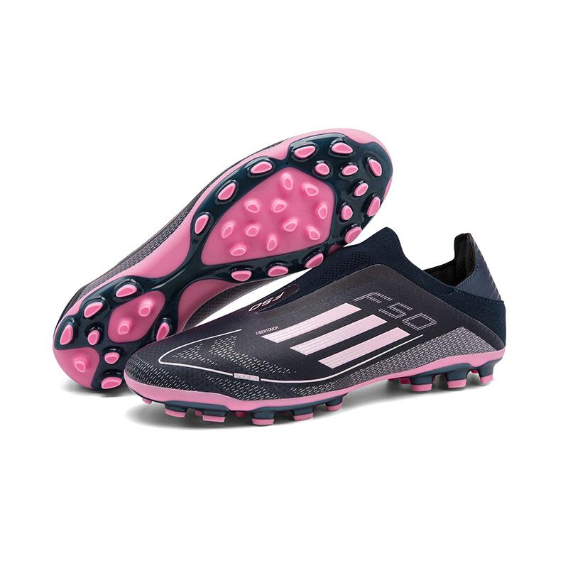 2025 Football Shoes Shattered Nails Kids Training Shoes Girls Students Lawn Spikes Game Sneakers