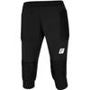Kids' Reusch Contest 3/4 Advance Shorts - Black/silver - XS