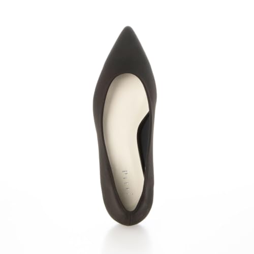 Pitti PDAM43002 Women's Black Suede Pumps, Size 24.0 Cm