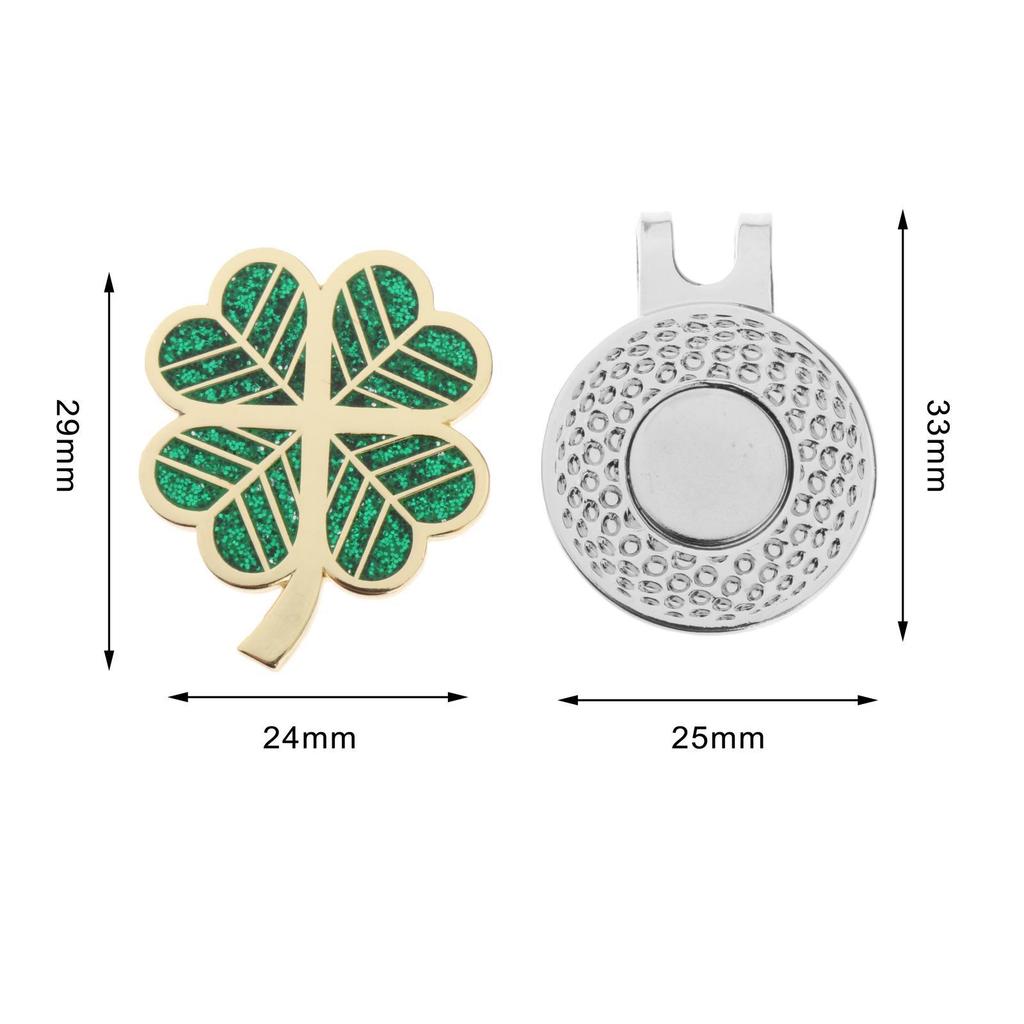 Golf Ball Marker Golf Accessories Metal Golf Ball Mark Hat Clip for Ladies