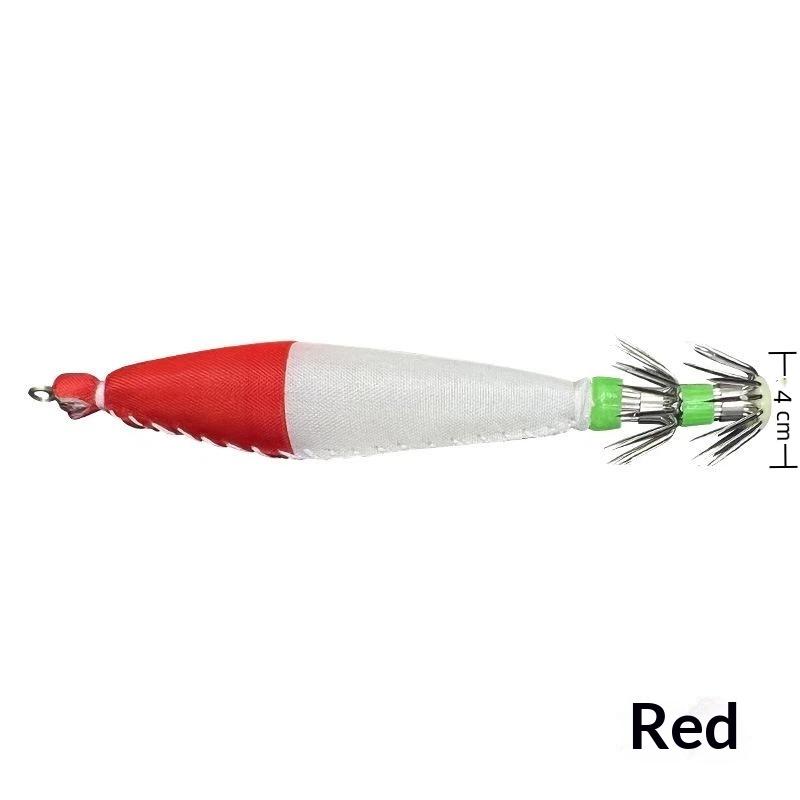 Fishing Lures Hooks Luminous Squid Jig Hard Lure Luminous Fishing Tackle Artificial Lure Noctilucent Bait A2