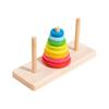 Hanoi Tower 8-10 Layer Wooden Toy for Developing Children's Logical Thinking and Intelligence