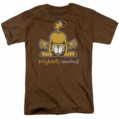 Garfield Delightfully Unrefined T Shirt Mens Licensed Cat Comic Tee Coffee Unisex T-Shirt