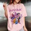 Kpop Dämonenjäger Anime Herren Damen Kurzarm T-Shirt Kinder Sommer Lässiges Oberteil Streetwear Harajuku Grafik-T-Shirt 2026 Mode Y2k