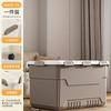 Eight-buckle Dust-proof Storage Box, Thickened Plastic, Large-capacity Household Clothing, Toy Sorting, Storage Box, Car Moving