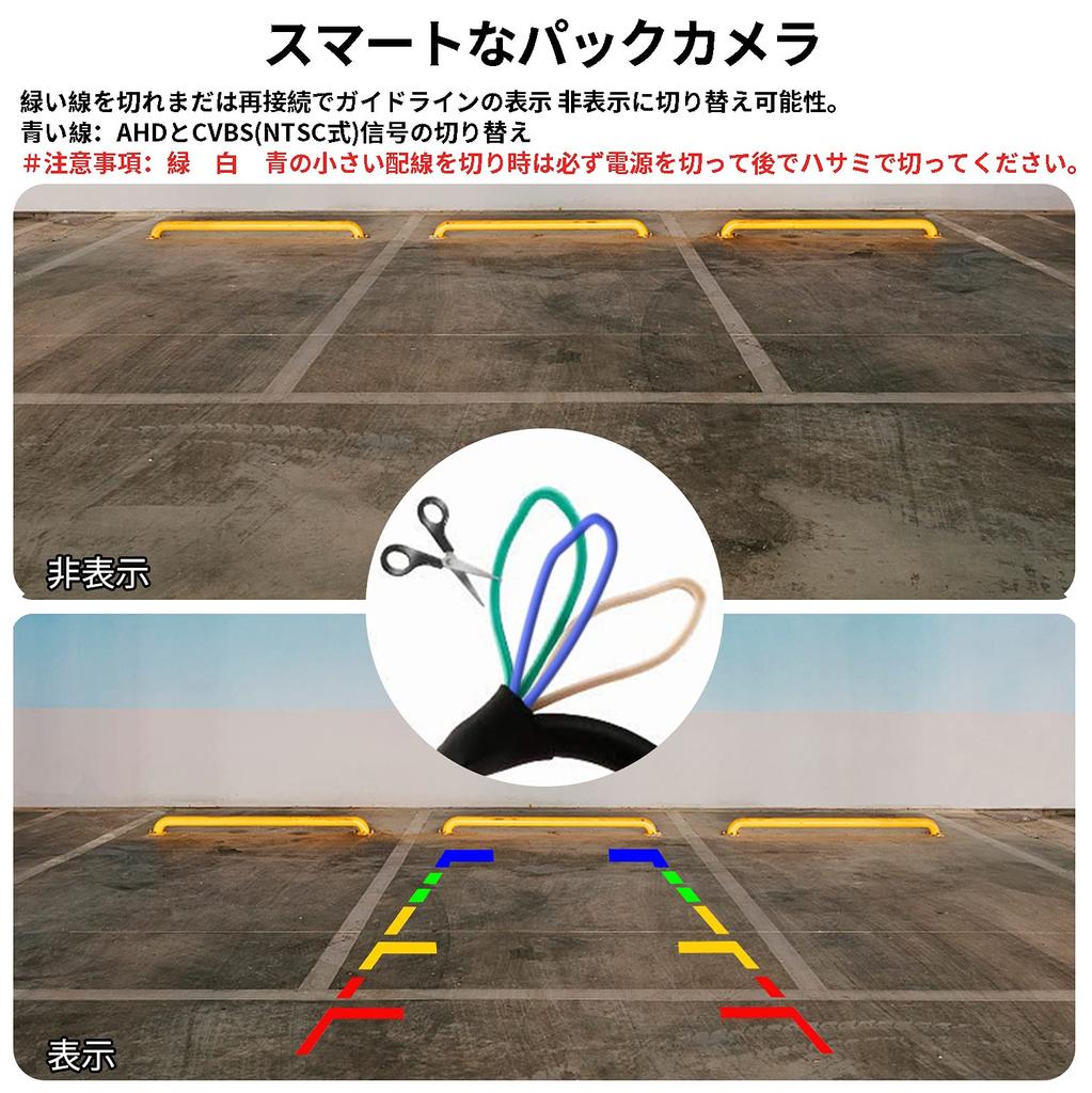 Monitor AHD 1 do podglądu wstecznego Szeroki Super Mocny Nocny Sygnał AHD i CVBS Z lub Bez Kamery z Przełączaniem Górnego i Dolnego Obrazu, Kamera, Megapiksel,