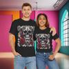 Skulls and Roses Cotton Tee T Shirt Unisex Graphic Shirt