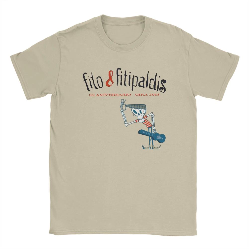 Fitos Fitipaldis Band TShirts Men Women Casual Pure Cotton Tee Shirt Round Collar Short Sleeve T Shirts New Arrival Clothing