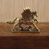 2026 Chinese Zodiac Horse Statue Bronze Horse Desktop Decoration Living Room Tea Table Sculpture Metal Craft Home Decorations
