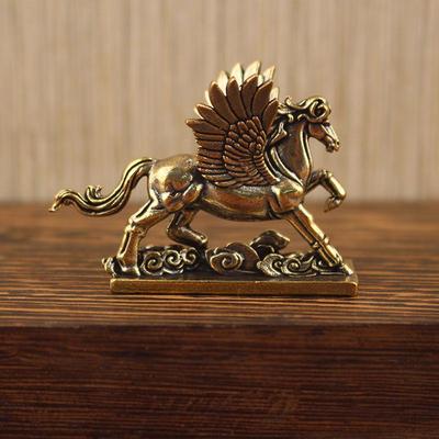 2026 Chinese Zodiac Horse Statue Bronze Horse Desktop Decoration Living Room Tea Table Sculpture Metal Craft Home Decorations