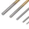 50x Titanium Drill Bits Set HSS 1/1.5/2/2.5/3mm Metal Wood Plastic Building Tool