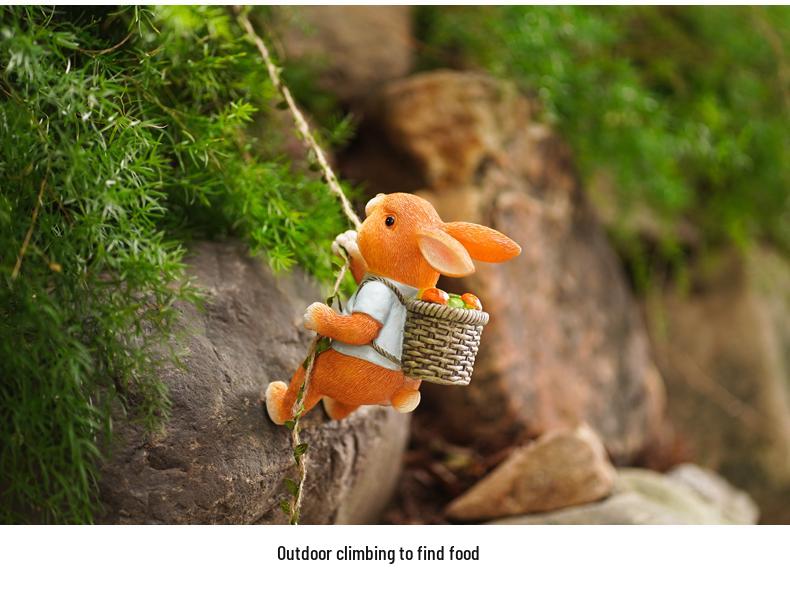 Charming Rabbit Garden & Balcony Hanging Decoration