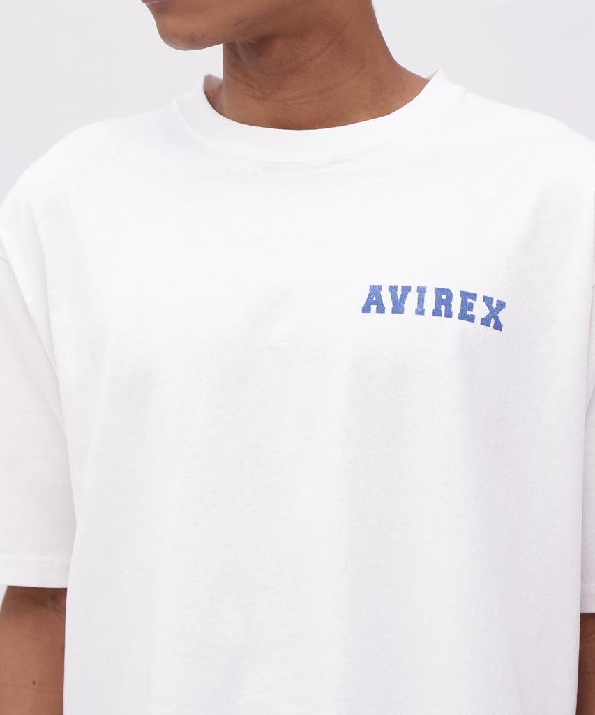 Avirex MLB TOKYO SERIES DODGERS T-SHIRT, Men's Short Sleeve T-Shirt, Size 2XL, Off-White, 033, 783-5134057