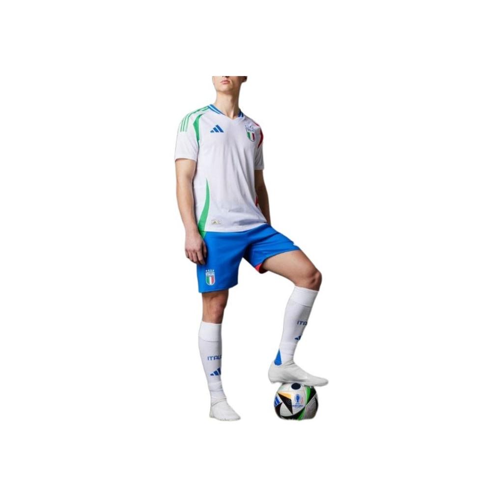 Adidas Italy 2024 Away Authentic Jersey White Men Streetwear IN0659