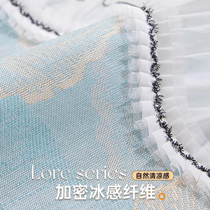 French Special-Shaped Summer Ice Silk Sofa Cushion  New Mat Non-Slip Seat Cushion Summer Cool Cover Cloth