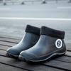 Fashion Unisex Men's Rain Boots Winter Warm Snow Boots Non-Slip Men Rain Shoes Waterproof Rainboot Women Water Boot Rubber Work Booties