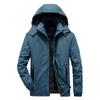 Autumn and Winter Men's Cold-resistant Large Size Casual Anti-scratch Mountaineering Jacket Plus Velvet Warm Outdoor Jacket